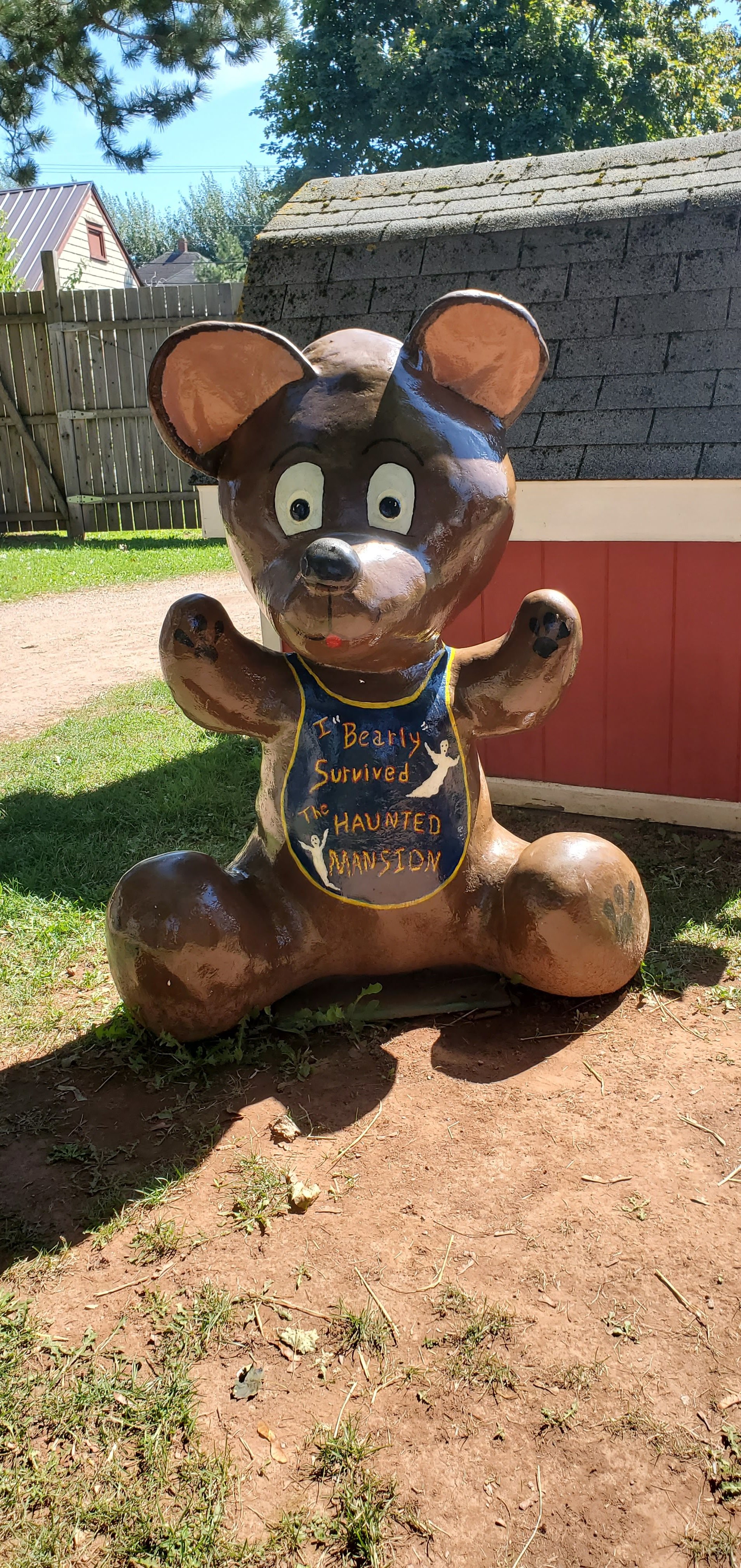 teddy bear sculpture