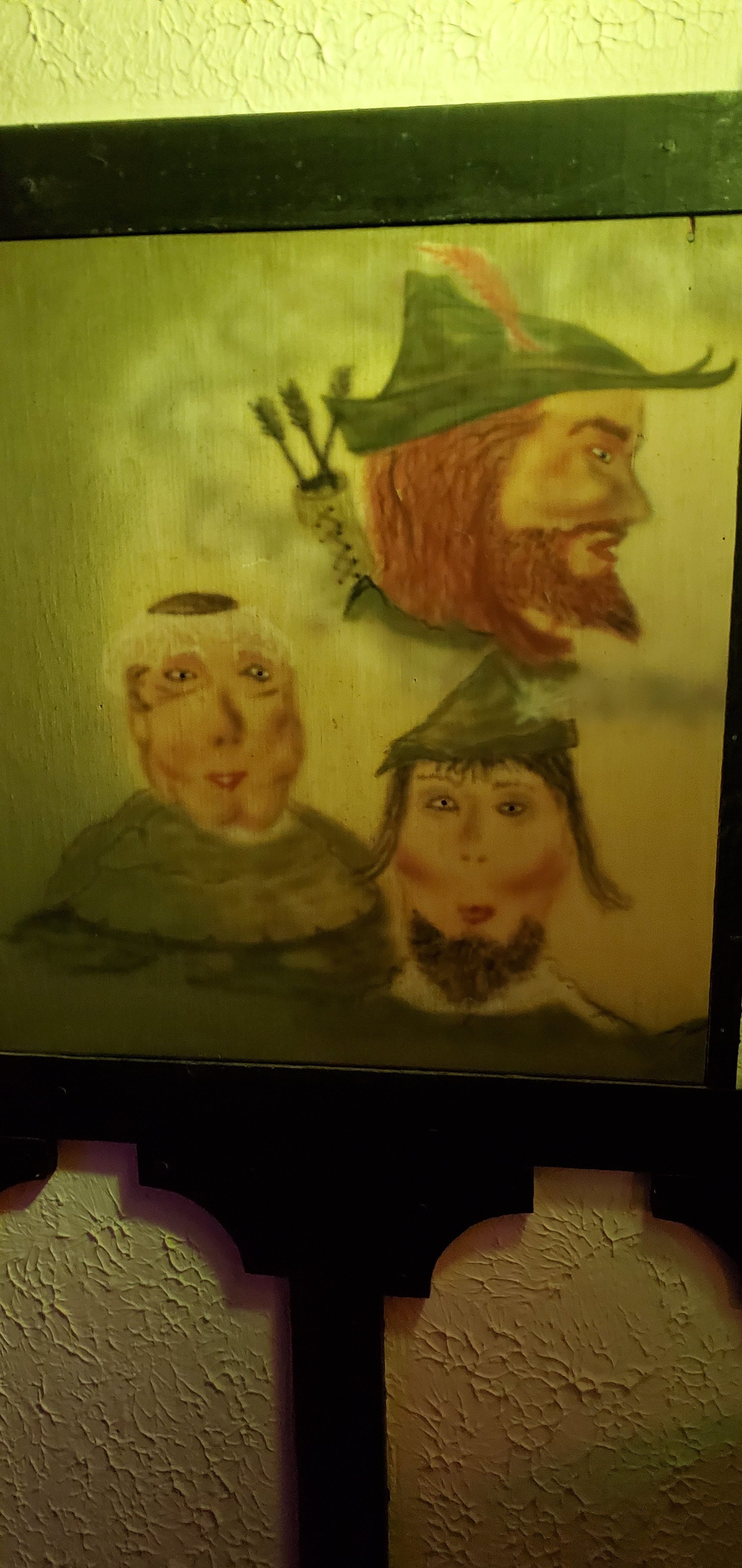 weird painting of robin hood